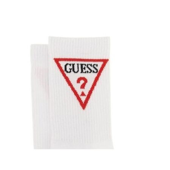 GUESS WHITE UNISEX SOCKS