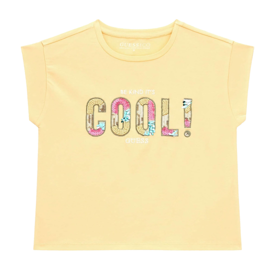 T-SHIRT GIRL YELLOW COOL