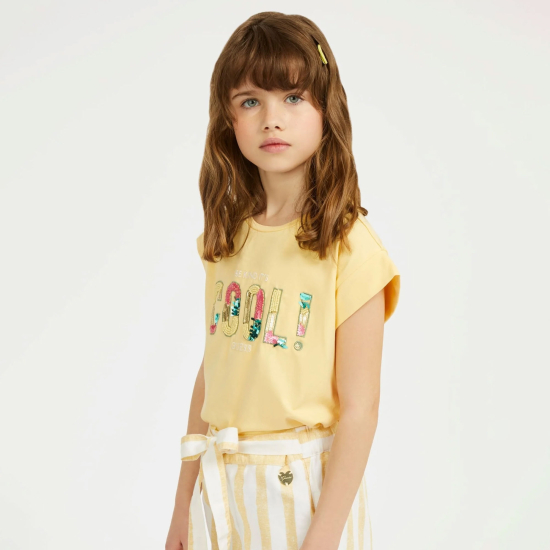 T-SHIRT GIRL YELLOW COOL