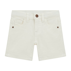  JEANS SHORTS DENIM STRETCH WHITE