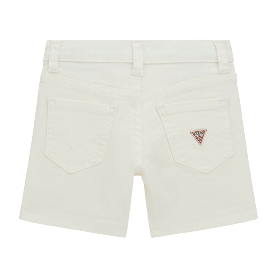  JEANS SHORTS DENIM STRETCH WHITE