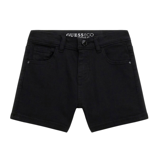  JEANS SHORTS DENIM STRETCH BLACK