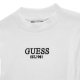 GUESS WHITE WITH BLACK LOGO BLOUSE