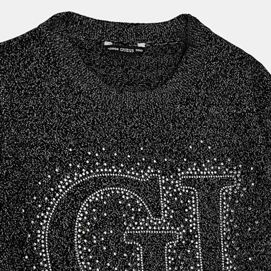 GUESS BLACK RHINESTONE JACKET