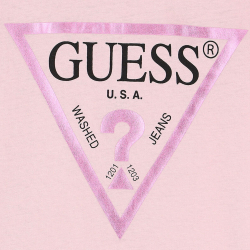 T-SHIRT GIRL PASTEL PINK WITH LOGO