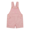 GIRLS PINK DENIM DUNGAREES