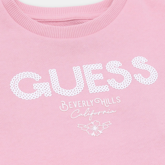 GIRLS T-SHIRT DRESS PINK