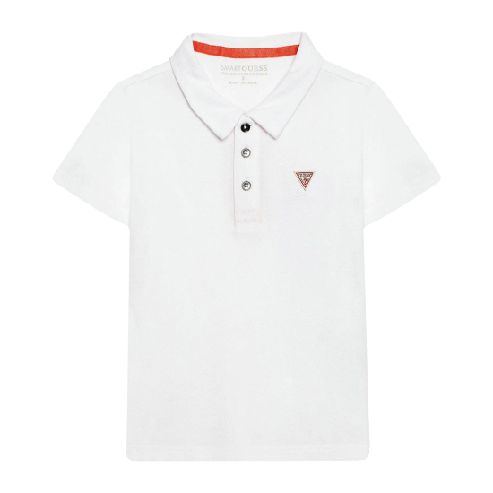 WHITE T-SHIRT POLO 