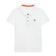 WHITE T-SHIRT POLO 