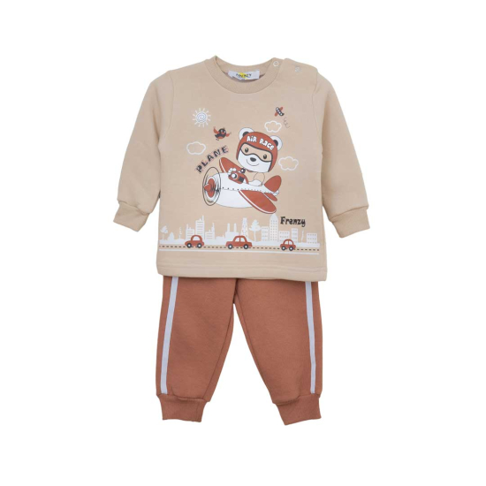 BABYLON BEIGE BABY BOY SET