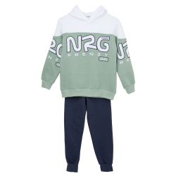 BABYLON GREEN & WHITE BOY SET