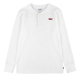 LEVI'S WHITE LOGO BOY BLOUSE