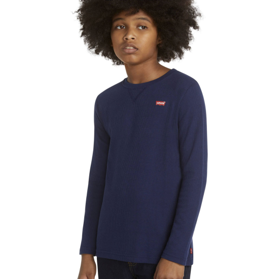 LEVI'S NAVY BLUE BOY BLOUSE