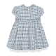 ABEL & LULA WHITE BLUE HOUNDSTOOTH DRESS