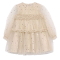 ABEL & LULA BEIGE STAR DRESS