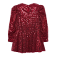 ABEL & LULA SEQUINS RED DRESS