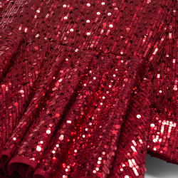 ABEL & LULA SEQUINS RED DRESS