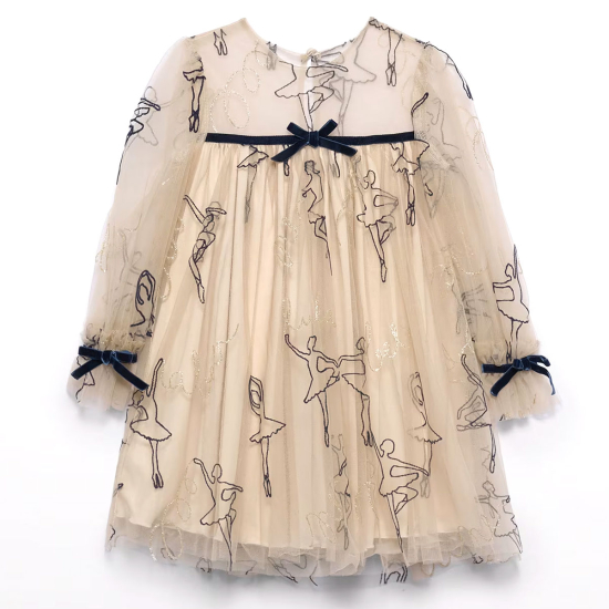 ABEL & LULA BEIGE BALLERINA DRESS