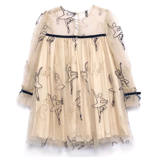 ABEL & LULA BEIGE BALLERINA DRESS