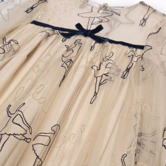 ABEL & LULA BEIGE BALLERINA DRESS