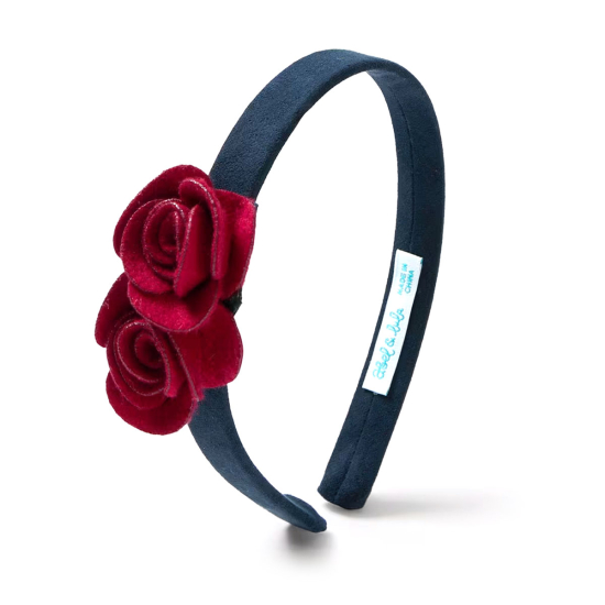 ABEL & LULA HAIRBAND WITH ROSE