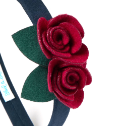 ABEL & LULA HAIRBAND WITH ROSE