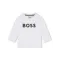 BOSS BOY WHITE BLOUSE WITH LOGO