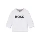 BOSS BOY WHITE BLOUSE WITH LOGO