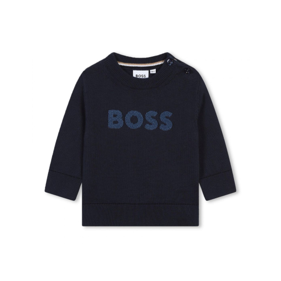 BOSS BOY NAVY BLUE KNITTED 