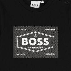 BOSS BLACK BLOUSE WITH WHITE & GREY LOGO