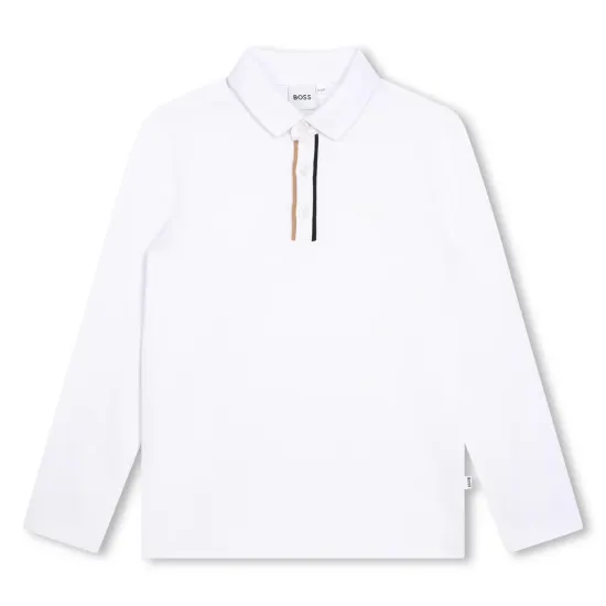 BOSS WHITE POLO BLOUSE