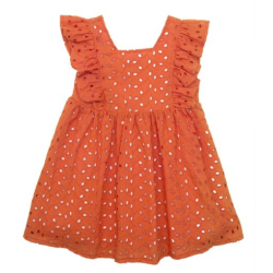 GIRL ORANGE DRESS