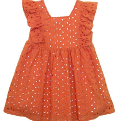 GIRL ORANGE DRESS