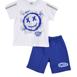 BLUE & WHITE BOY SET