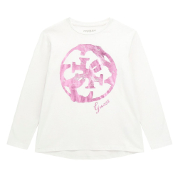 GUESS WHITE LOGO BLOUSE