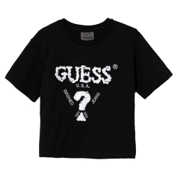 GUESS BLACK LOGO BLOUSE