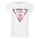 T-SHIRT GIRL WHITE SEQUINS TRIANGLE