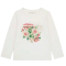 GUESS WHITE WITH COLOURFULL LOGO BLOUSE