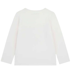 GUESS WHITE WITH COLOURFULL LOGO BLOUSE