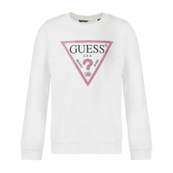 GUESS PINK LOGO SWEATSHIRT