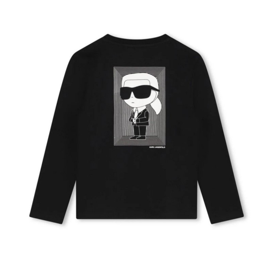 KARL LAGERFELD BLACK BOY BLOUSE