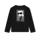 KARL LAGERFELD BLACK BOY BLOUSE