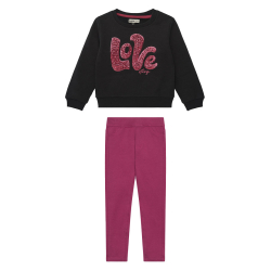 NATHKIDS BLACK & FUCHSIA SET