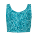 SPORTY CROP TOP TURQUOISE