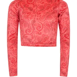 KYNTHIAN RED VELVET TOP