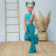 SPORTY FLARE PANTS BLUE