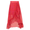 INCEPTION WRAP SKIRT RED