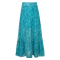 INCEPTION WRAP SKIRT TURQUOISE