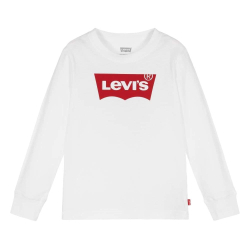 LEVI'S WHITE BLOUSE WITH RED LOGO