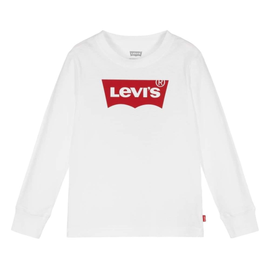 LEVI'S WHITE BLOUSE WITH RED LOGO